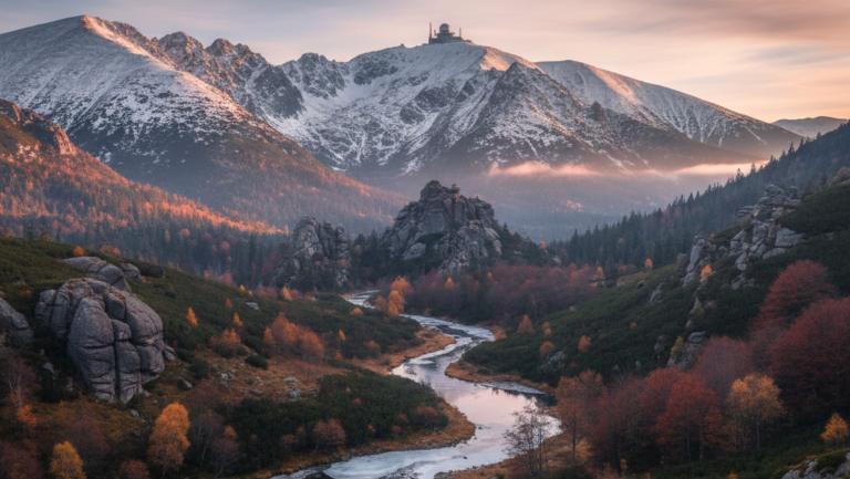 Obraz jest skomponowany w sposób wielowarstwowy, co nadaje mu ogromną głębię